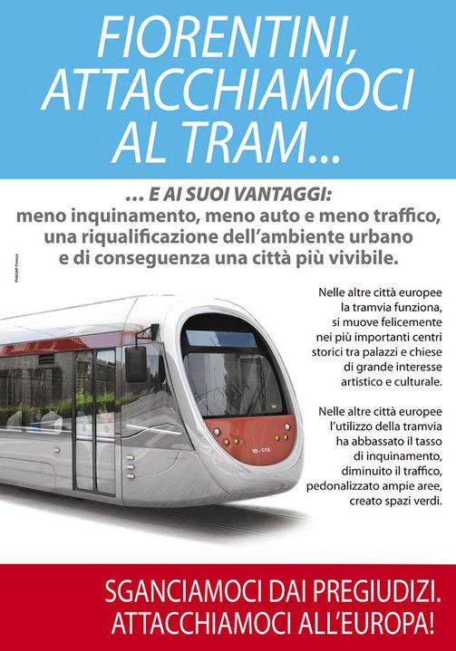 campagna per l'uso della Tramvia a Firenze by Phasar Agenzia di Pubblicità, Comunicazione, Web Design e Grafica a Firenze